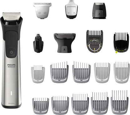 Philips Norelco Multigroom Series 9000-21 Piece Men'S Grooming Kit for Beard, Body, Face, Nose, Ear Hair Trimmer W/Premium Storage Case, MG9510/60