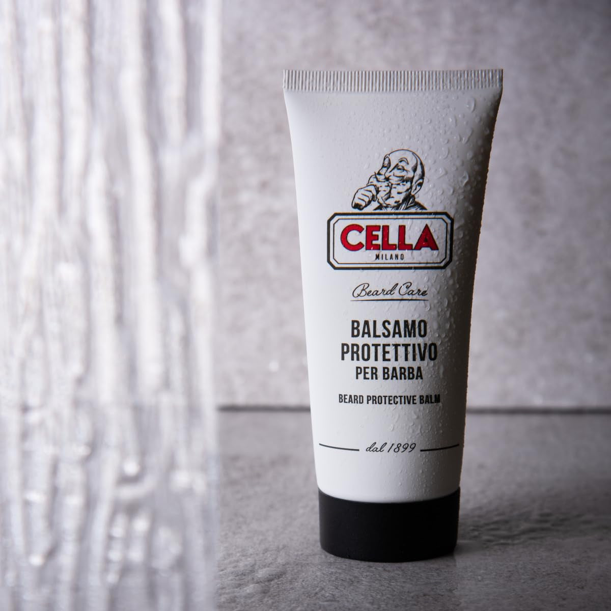 Cella Milano, Protective Beard & Mustache Balm, Conditions with Gentle Hold, 100 ML, Made in Italy