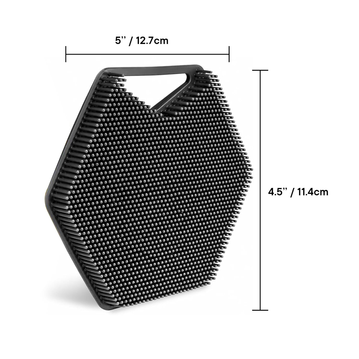 TOOLETRIES Body Scrubber 2.0 – Premium Silicone Scrubber for Cleaning, Exfoliating and Invigorating Your Skin – Extra Long Lather Boosting Bristles with Ergonomic Handle, Long-Lasting & Easy to Clean