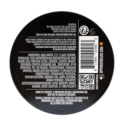 Uppercut Deluxe Texture Cream, Re-Workable, Pliable Hold, Natural Finish, 3.5 Oz / 100G