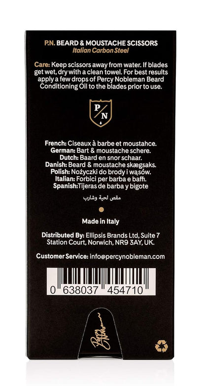Percy Nobelman Beard & Moustache Scissors