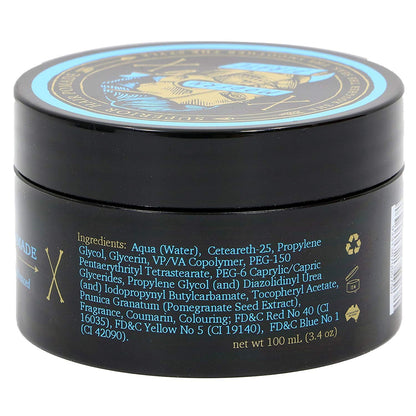 Modern Pirate Superior Hair Pomade 3.4 Oz - Medium Strong Hold & Medium Shine - Water Soluble & Naturally Enhanced