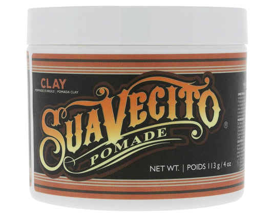 Suavecito Pomade Firme Clay - Strong Hold Hair Clay for Men - Low Shine Matte Hair Clay Pomade for Natural Texture Hairstyles