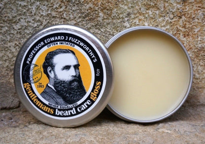 Beauty and the Bees Professor Fuzzworthy'S Beard Balm Gloss Leave in Conditioner All Natural Organic Beard Care with Leatherwood Honey & Essential Plant Oils | Handmade in Tasmania Australia- 40G