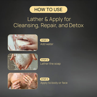 Modern Pirate Australian Red Clay Soap, Kakadu Plum Repair Face & Body Cleanser, 110Gm