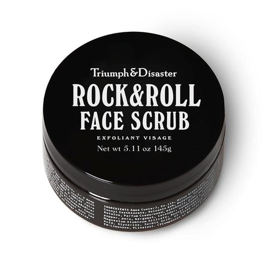 Triumph & Disaster | Rock & Roll Face Scrub for Men | Natural, Exfoliating Pore Cleansing Facial Scrub - Removing Blackheads and Dirt, 5.11 Oz