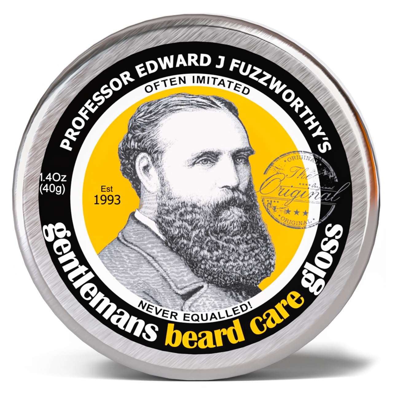Beauty and the Bees Professor Fuzzworthy'S Beard Balm Gloss Leave in Conditioner All Natural Organic Beard Care with Leatherwood Honey & Essential Plant Oils | Handmade in Tasmania Australia- 40G