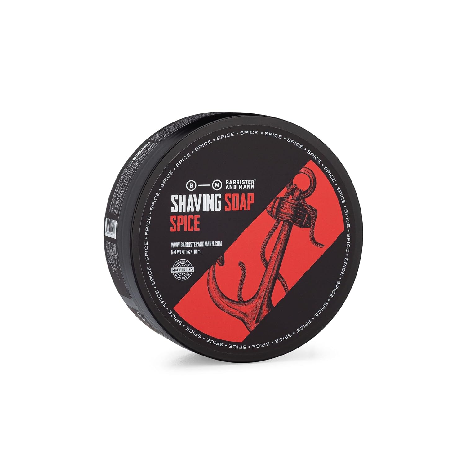 Barrister and Mann Shaving Soap | Luxury Dense, Rich & Creamy Lather Tallow Wet Shave Puck Bar Notes of Lemon, Bergamot, Rosemary, Lavender, Patchouli | Smooth Grooming Routine for Men 4 Oz (Seville)