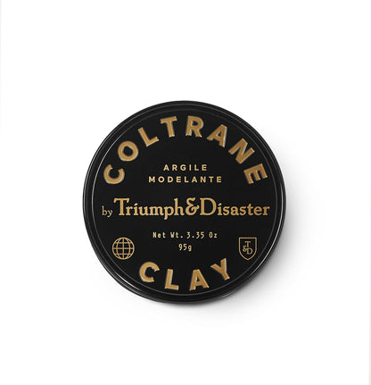 Triumph & Disaster Coltrane Hair Clay Pomade – Medium Hold, Matte Finish Styling Paste for Men and Women with Smoky Earth Scent, 95G