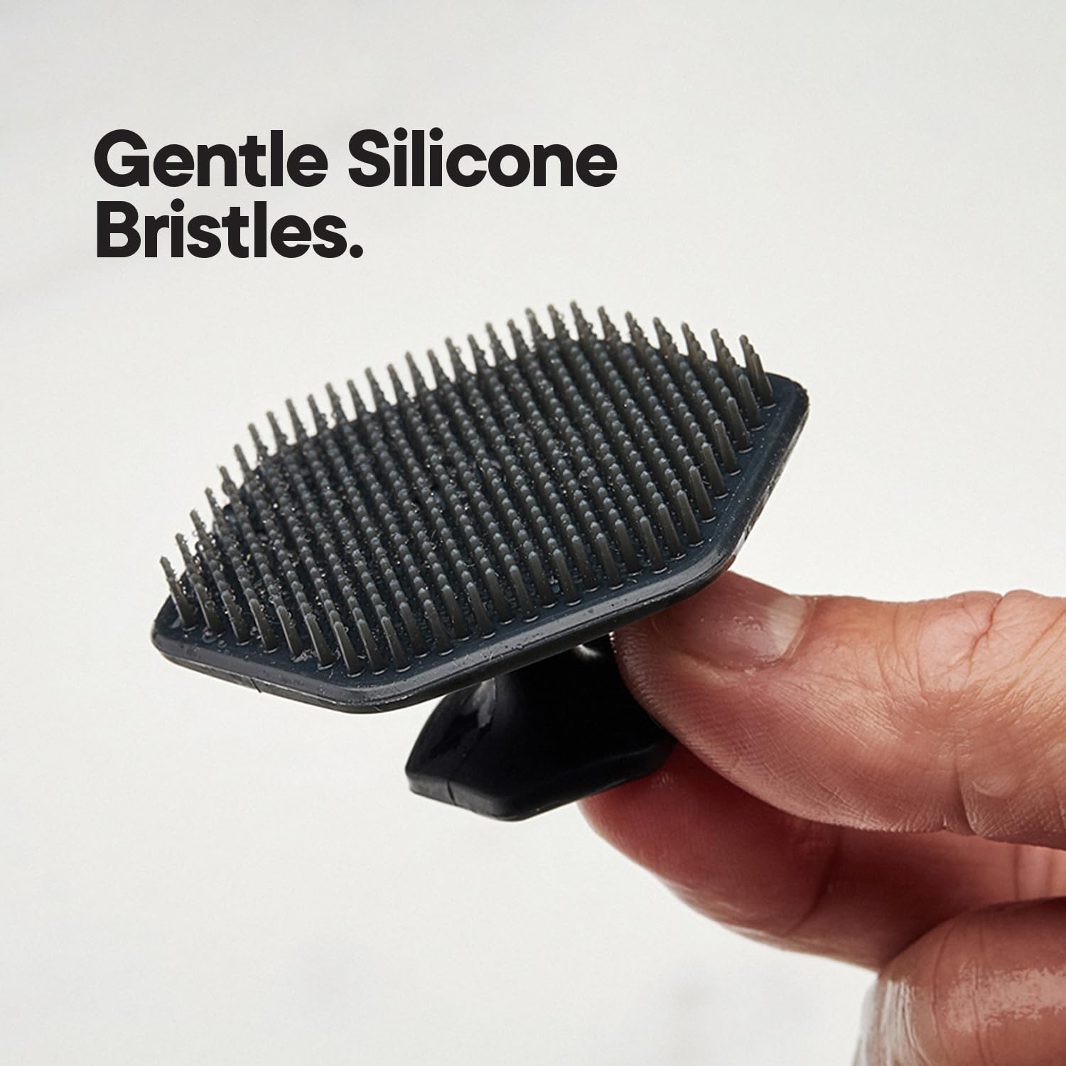 Tooletries the Ultimate Scrubber Set - with 2X Scrubbers & Holders - Silicone Toiletry Organizer, Shower & Bathroom Accessory - Features Silicone-Grip Technology, Removable & Reusable - Charcoal