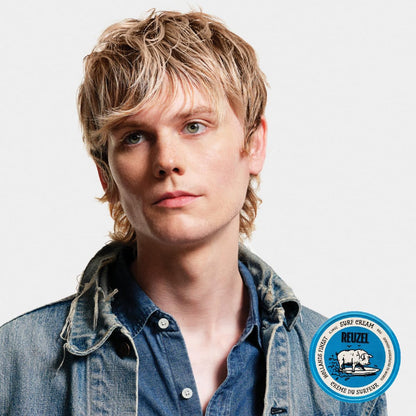 Reuzel Surf Texture and Definition Cream, Light All Day Hold, Water Soluble Styling, Matte Finish & Flake Free, for All Hairstyles, 3.38 Oz