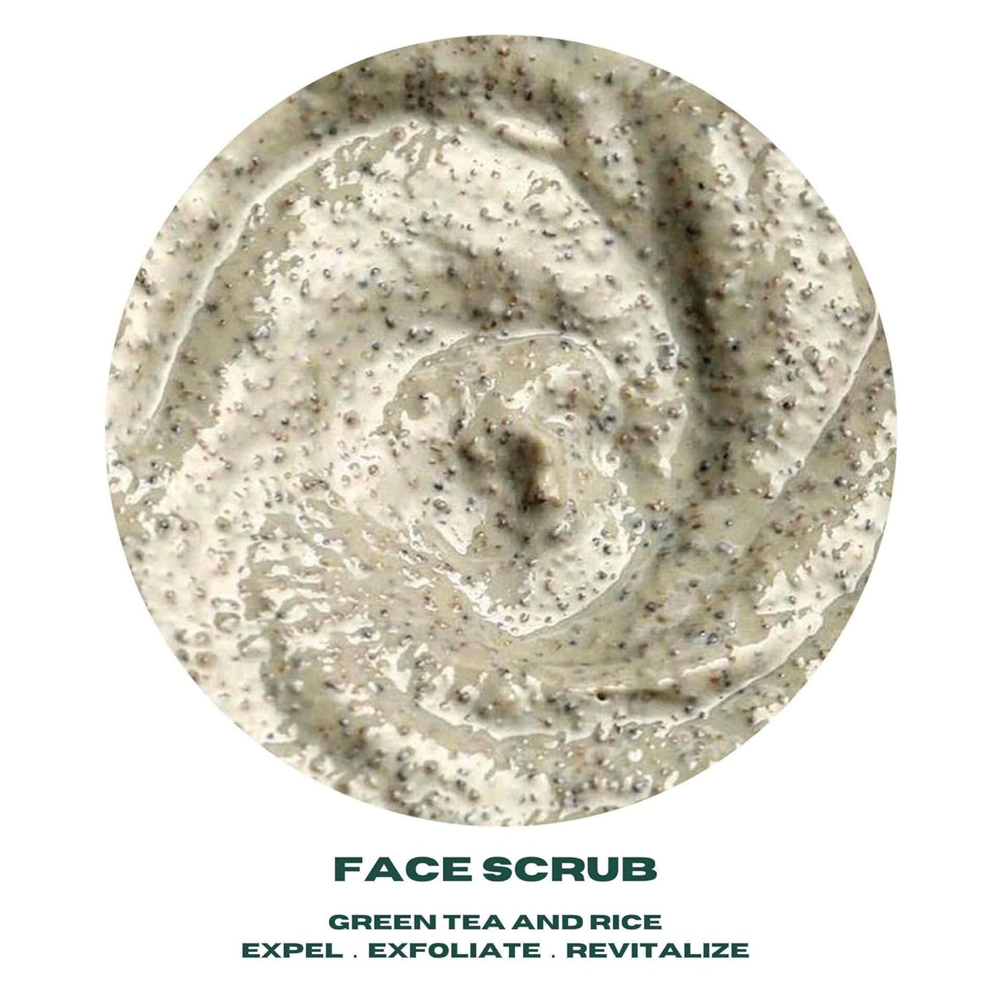 Urth Men'S Exfoliating Face Scrub with Green Tea & Rice (4 Oz), Deep Cleansing, Minimizes Blackheads, Smooths Skin, Daily Facial Scrub for Sensitive Skin, Exfoliator for Men, Revitalizes & Refresh