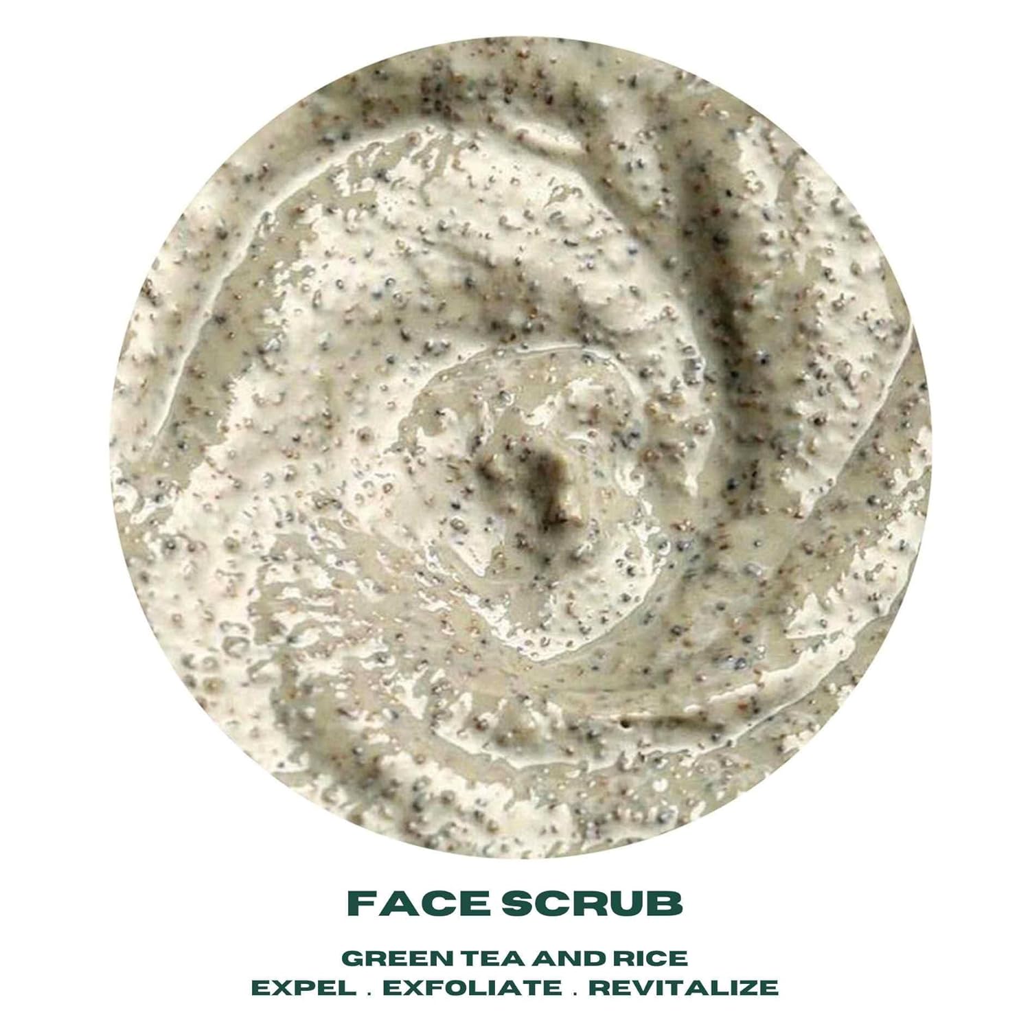 Urth Men'S Exfoliating Face Scrub with Green Tea & Rice (4 Oz), Deep Cleansing, Minimizes Blackheads, Smooths Skin, Daily Facial Scrub for Sensitive Skin, Exfoliator for Men, Revitalizes & Refresh