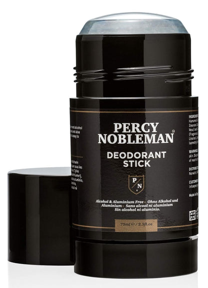 Percy Nobleman Natural Deodorant Stick - Signature Scented Men'S Deodorant with Aloe Vera and Witch Hazel Blend. Aluminium Free 75Ml