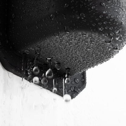 Tooletries Shower Drink Holder - 100% Silicone Can Holder for Beer or Soda - Bathroom Accessory - Silicone-Grip Technology, No Adhesive Needed - in Partnership with 30 Watt - Charcoal