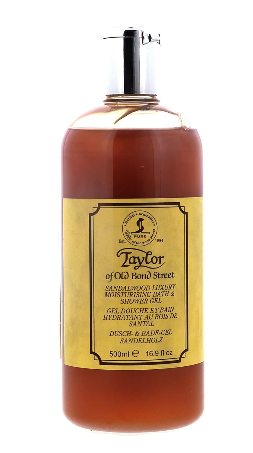 Taylor of Old Bond Street Sandalwood Moisturizing Bath and Shower Gel, 500 Ml