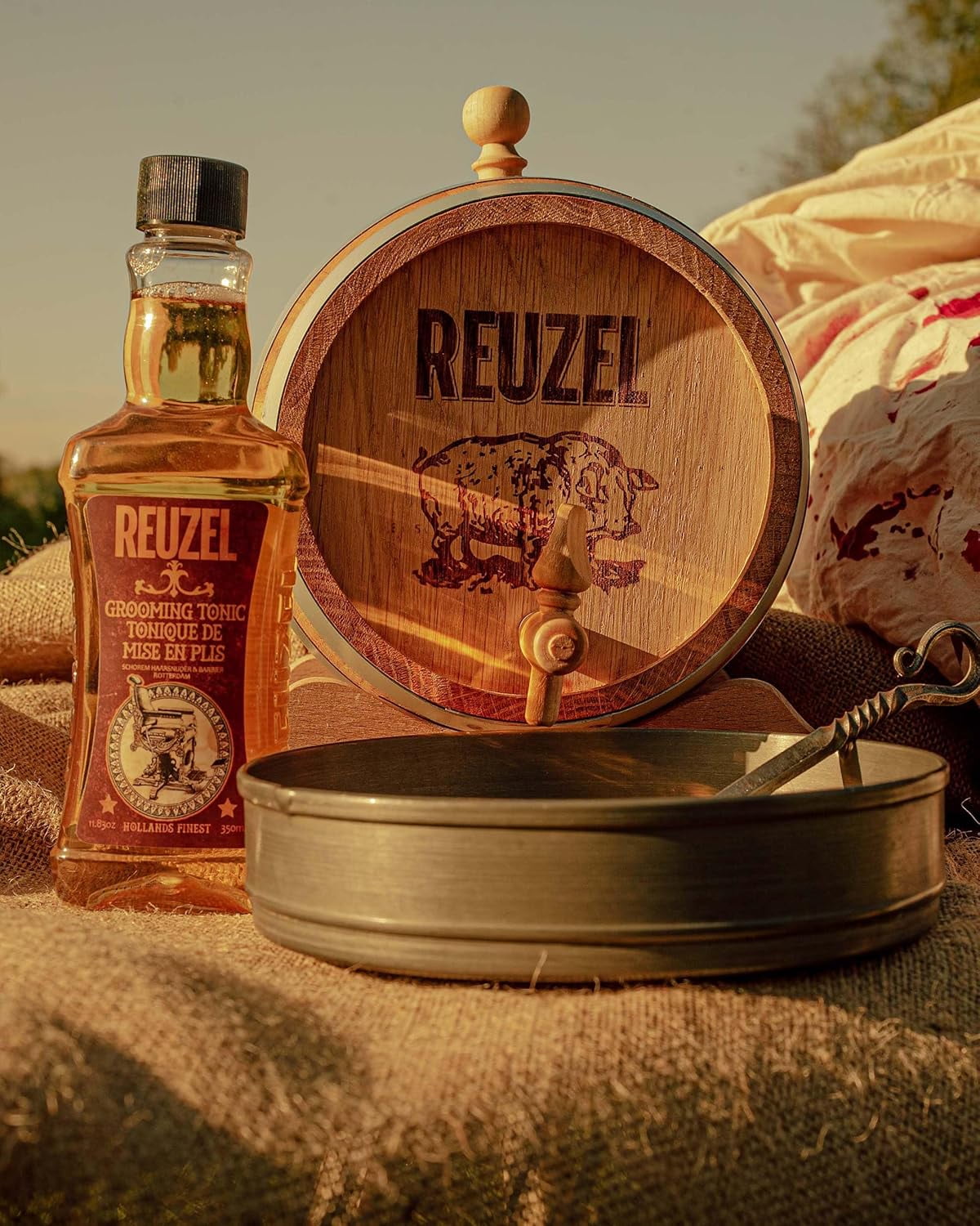 Reuzel Grooming Tonic, Light Hold, Low Shine, Water Based, 11.83 Oz