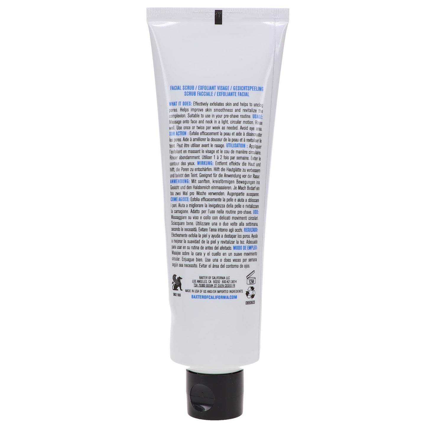 Baxter of California Exfoliating Facial Scrub 4 Oz