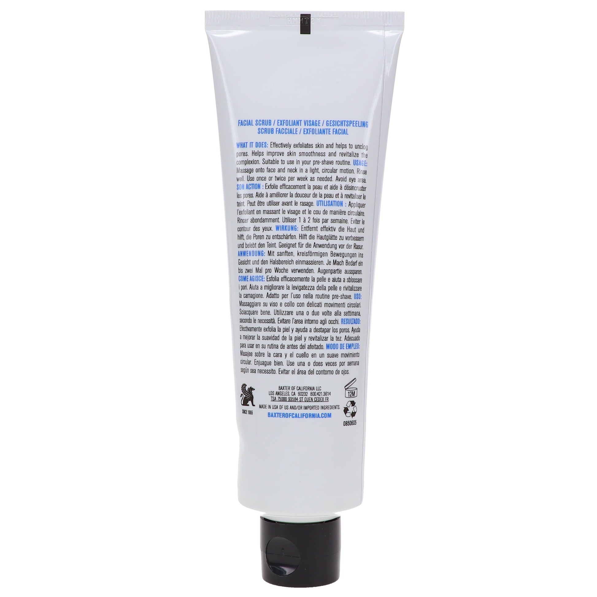 Baxter of California Exfoliating Facial Scrub 4 Oz