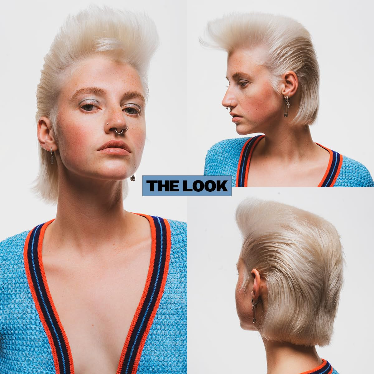 Reuzel Blue Pomade, Strong All Day Hold, Water Soluble Styling, High Shine and Flake Free, Easy to Wash Out, for All Hairstyles