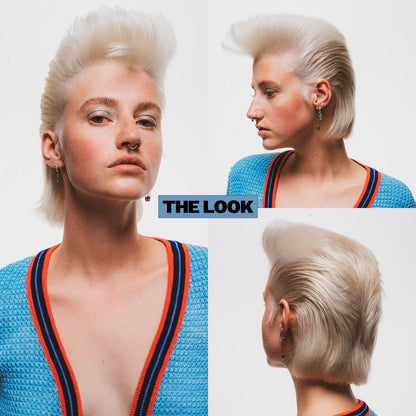 Reuzel Blue Pomade, Strong All Day Hold, Water Soluble Styling, High Shine and Flake Free, Easy to Wash Out, for All Hairstyles