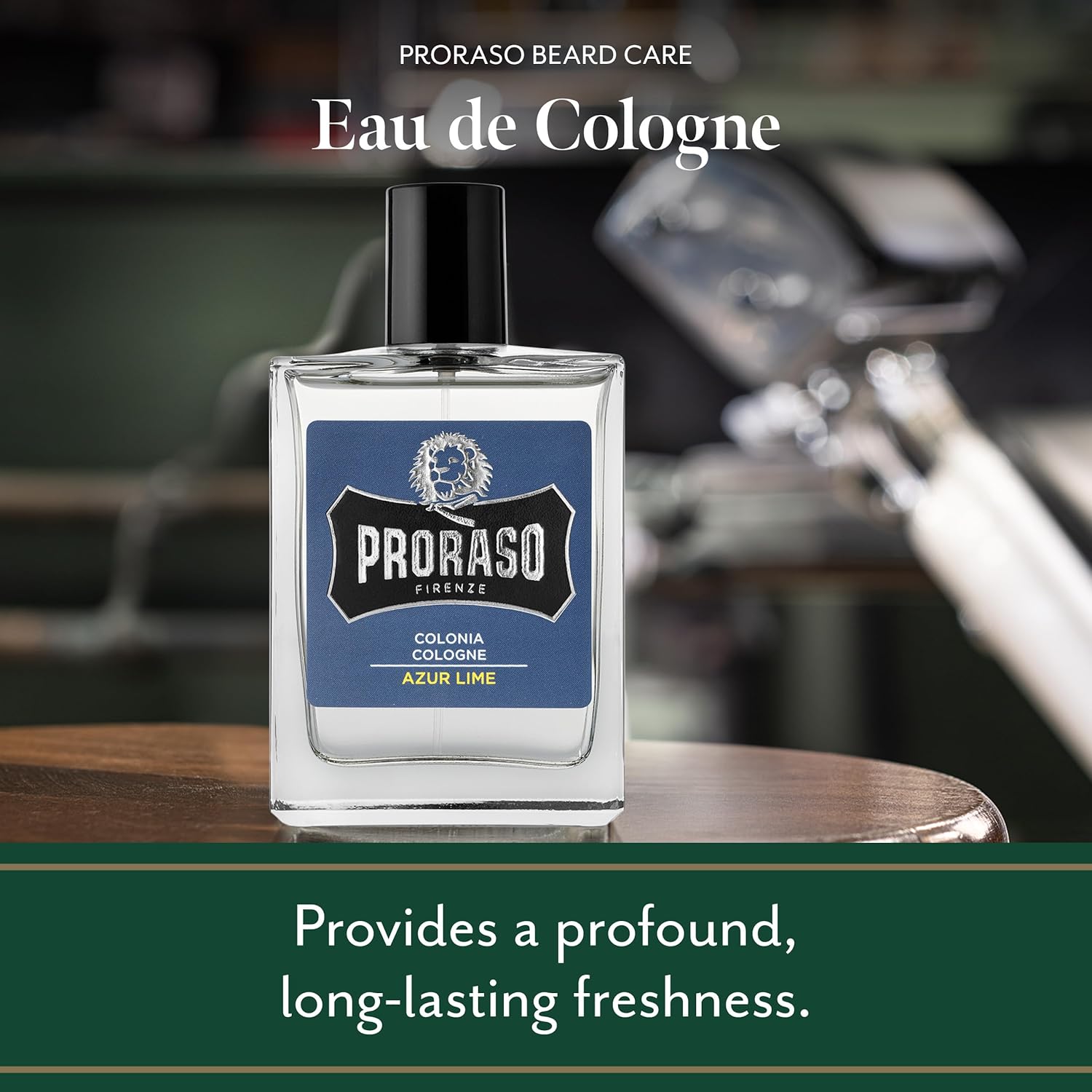 Proraso Eau De Cologne, Azur Lime, 3.4 Fl Oz