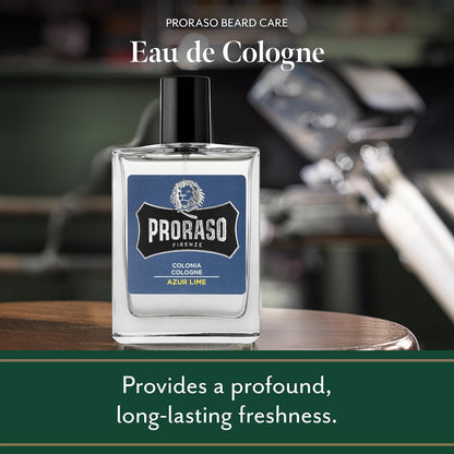 Proraso Eau De Cologne, Azur Lime, 3.4 Fl Oz