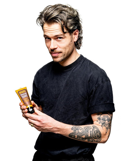 Reuzel Grooming Tonic Texture Cream, Light Hold, Curl Texture and Definition, Natural Shine, Heat Protection, for All Hair Types, 3.38Oz