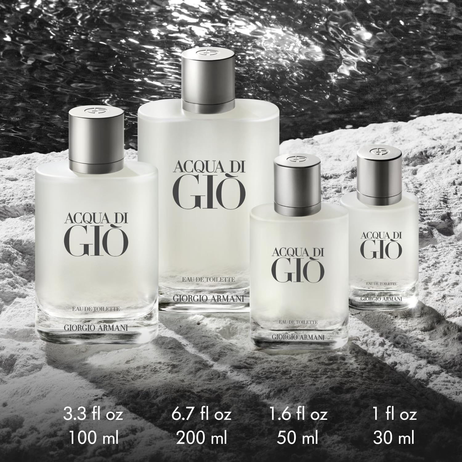 Armani Beauty - Acqua Di Giò - Eau De Toilette - Cologne for Men - Long Lasting Fragrance with Bergamot Notes, Jasmine, White Musks, Patchouli & Cedarwood