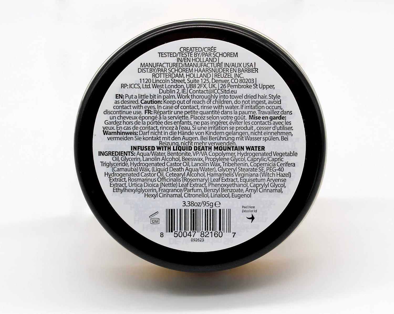 Reuzel Surf Texture and Definition Cream, Light All Day Hold, Water Soluble Styling, Matte Finish & Flake Free, for All Hairstyles, 3.38 Oz