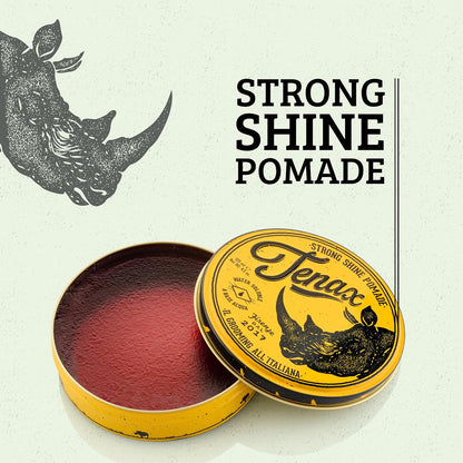 Tenax Water Soluble Pomade, Strong Hold with Clean Shine, 4.5 Oz