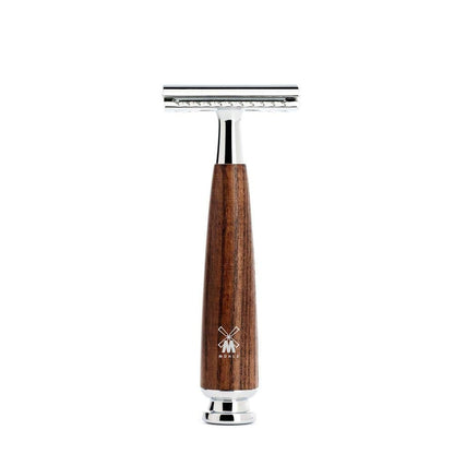 MÜHLE RYTMO 3-Piece Pure Badger Safety Razor Luxurious Modern Shaving Set - Perfect for Every Day Use, Barbershop Quality Close Smooth Shave