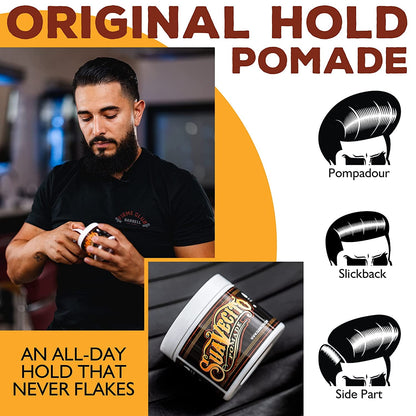 Suavecito Original Hold Pomade: Medium Hold, 32Oz