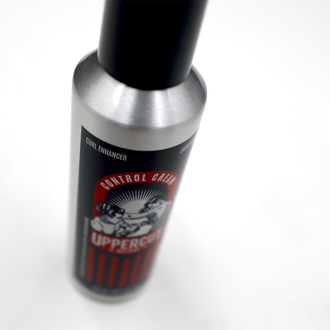 Uppercut Deluxe Control Cream for Men, Medium Hold for Frizz and Curl Control, Conditioning Hair Cream with a Natural Finish, Suitable for Straight and Curly Hair 4.0 Oz /120Ml