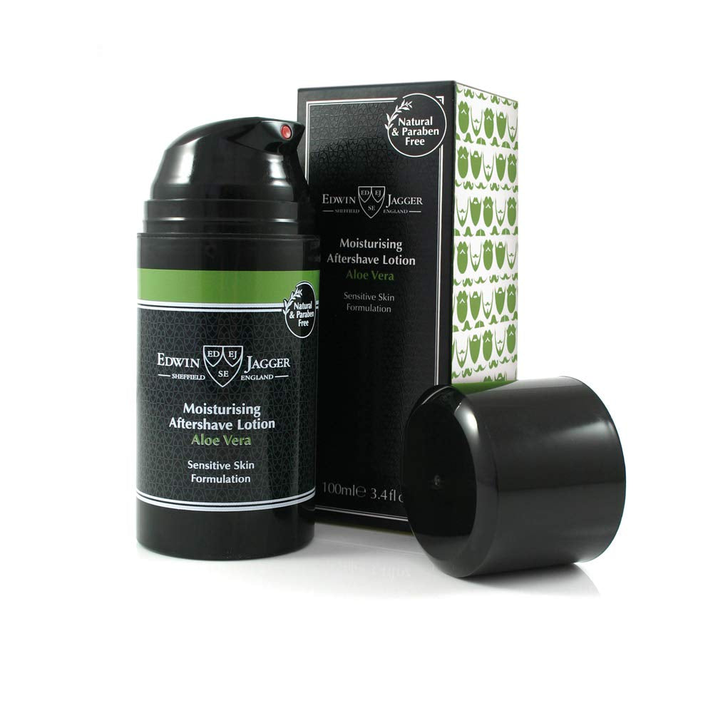 99.9% Natural Moisturising Aftershave Lotion - Aloe Vera, 3.4-Ounce