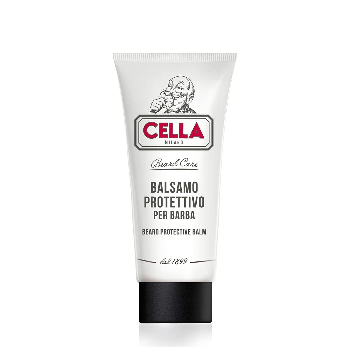 Cella Milano, Protective Beard & Mustache Balm, Conditions with Gentle Hold, 100 ML, Made in Italy