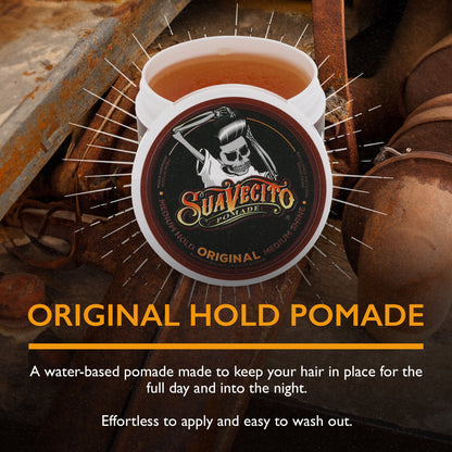 Original Hold Pomade, for All Hair Types, Medium Hold, Men, 4 Oz
