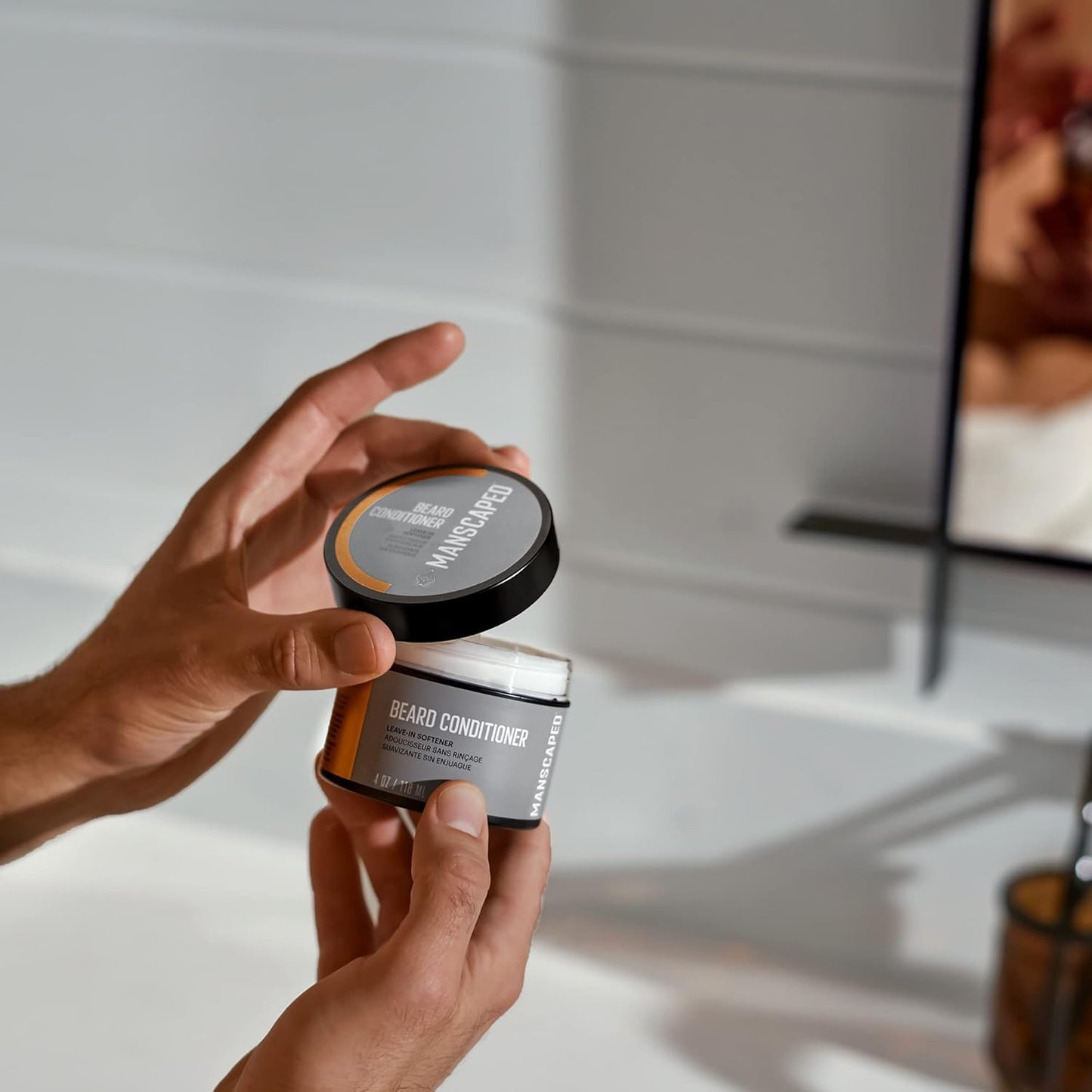 MANSCAPED® the Beard Hedger® Advanced Kit Includes Our Premium Precision Beard & Mustache Trimmer, Hydrating Shampoo, Softening Conditioner, Moisturizing Oil & Facial Hair Comb