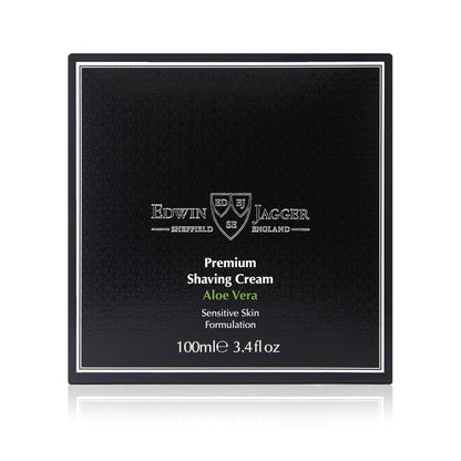 99.9% Natural Premium Shaving Cream, 100Ml Tub - Aloe Vera, 3.4-Ounce